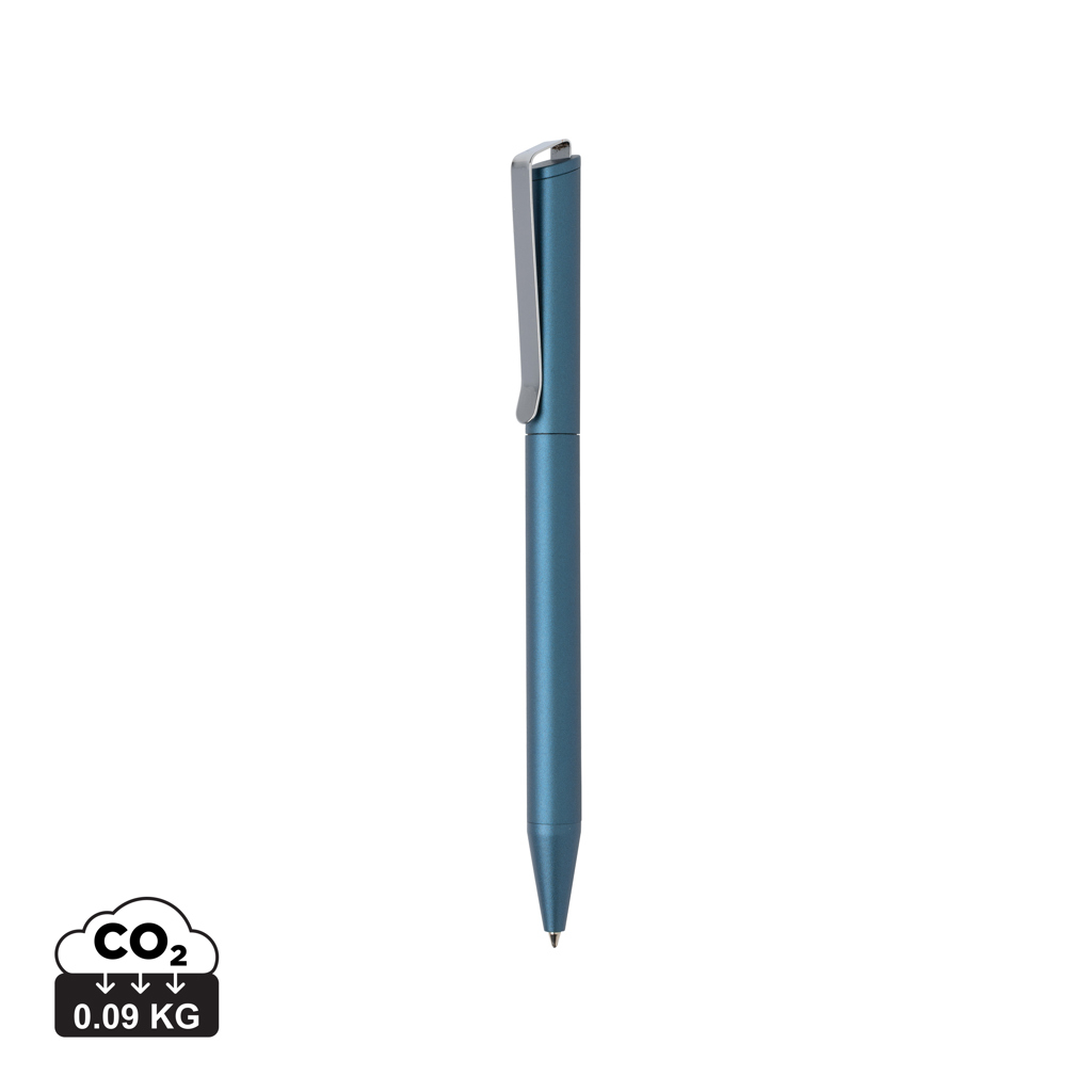 Stylo promotionnel en alu recyclé Xavi Bleu royal